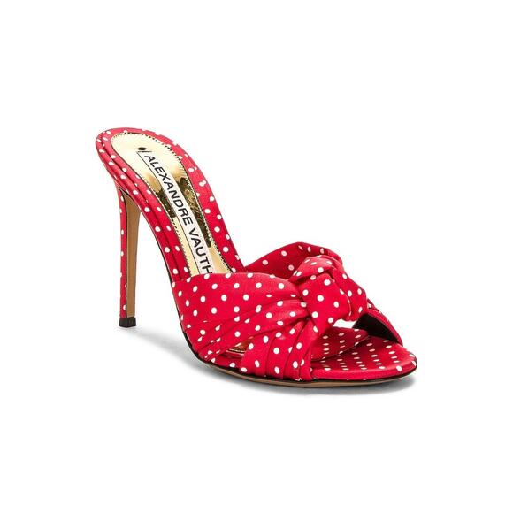 Alexandre Vauthier Heel Printed 105 Mule Women's Size 37 NWO